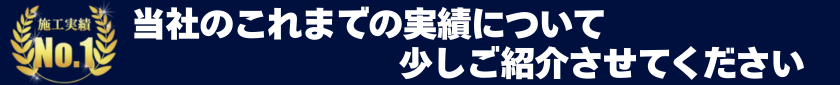 当社のこれまでの実績について少しご紹介させてください