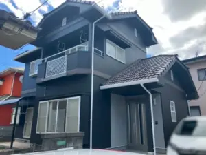 下関市 築30年 セメント瓦 通気口やポストも塗装した外壁屋根塗装