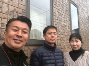 宗像市にてサイデイングのデザインを活かし、スーパーSDクリヤー塗装したお客様の声