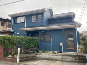 宗像市にてモルタル外壁に、紫外線に強いシリコン塗料で外壁塗装をしたお客様の声