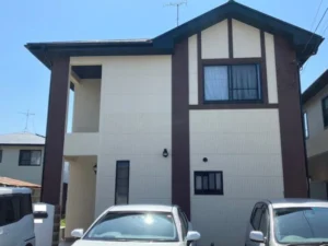 福津市 ALCをエポキシ系フィラーで整え超低汚染塗料で塗った屋根外壁塗装